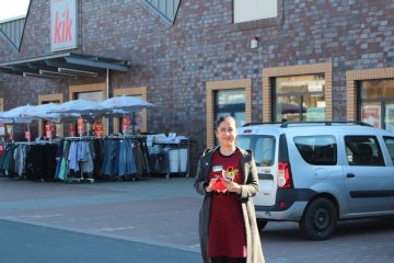 Sara Zorlu unterwegs am Weltfrauentag